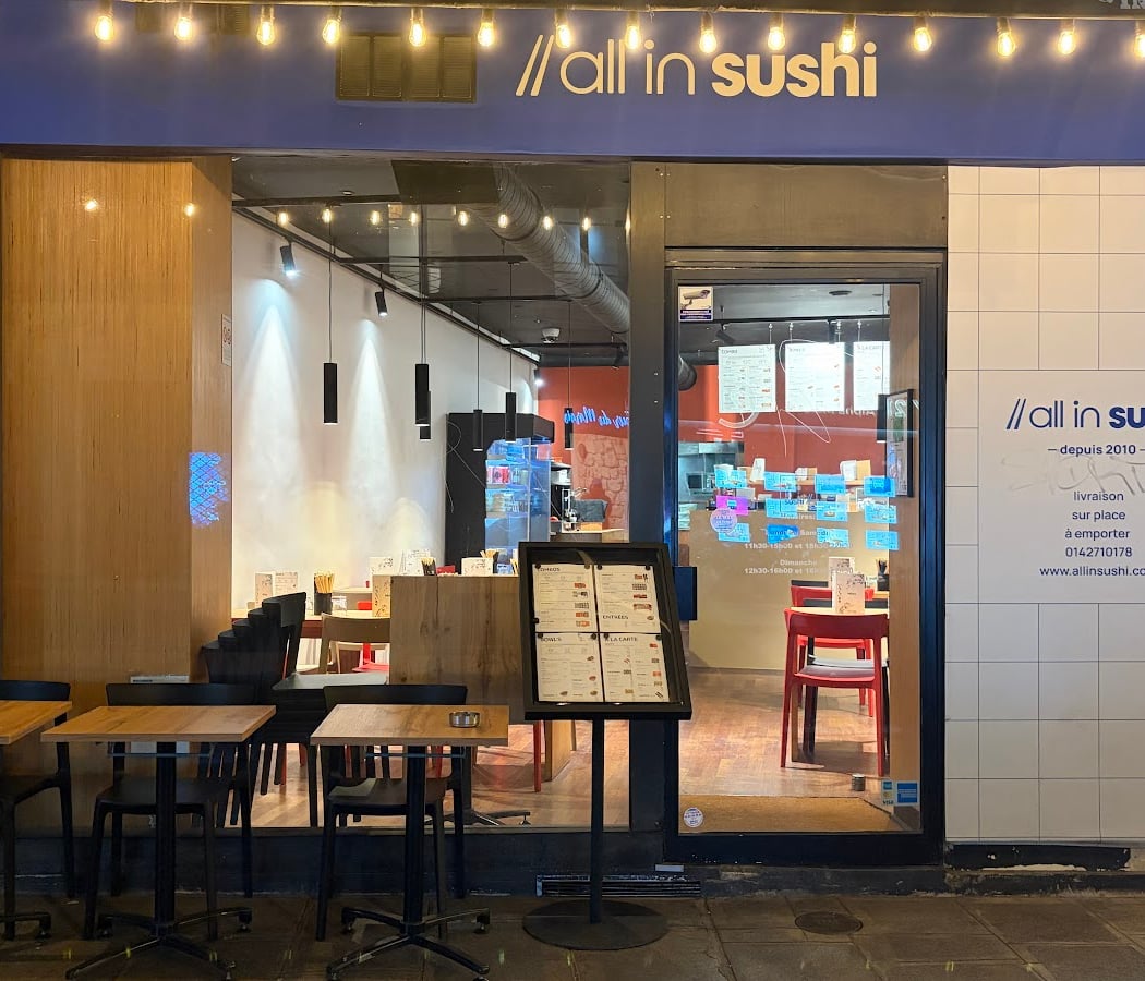 All In Sushi - Meilleur Sushi à Paris | Fraîcheur & Qualité près de la Place des Vosges et restaurant Rue de Turenne 2